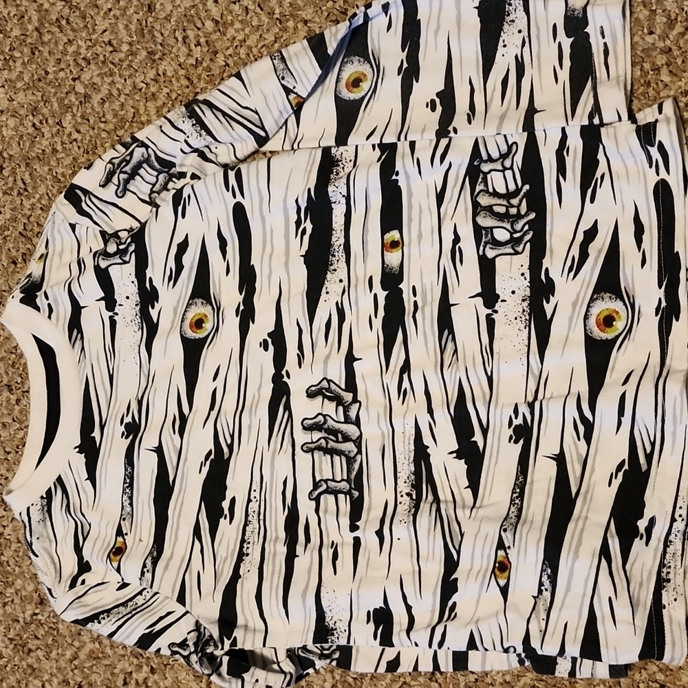 Boys Halloween mummy shirt